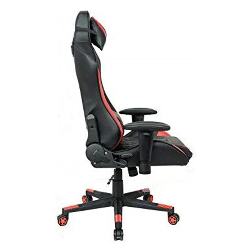 Ergonomic Gaming Chair Diamond-Quilted Racing-Style Reclining Chair with Accent Color Details