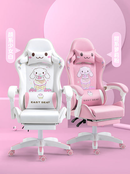AKPLAYER & EAST SEAT Multi-Style Gaming Chair Racing Co-Branded & Cute Series with 4D Armrests & 160° Recline