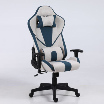 Fabric Gaming Chair Racing-Style High-Back Chair with Multi-Color Options & Breathable Upholstery