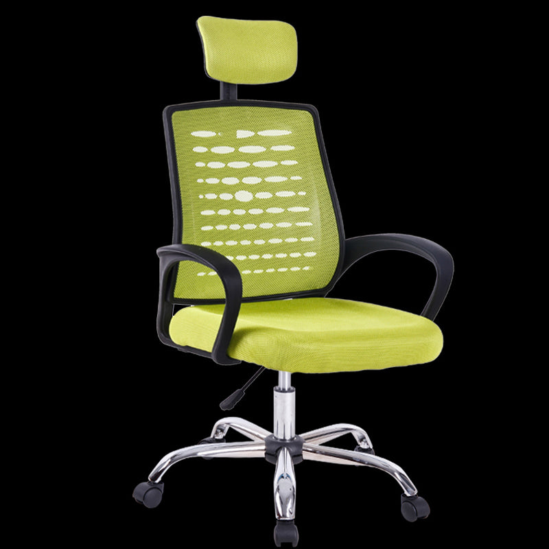 Mid-Back Fabric & Mesh Office Chair Ergonomic Desk Chair with Foldable Armrests 360° Swivel & Height Adjustment Compact Chair for Small Home Office & Study Spaces