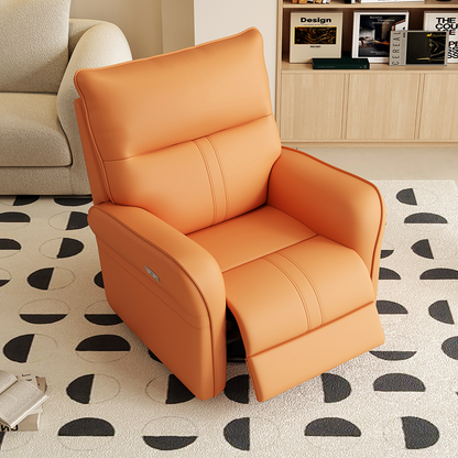 Single Seater Recliner Chair Adjustable Functional Sofa with Phone Holder Side Pocket Living Room Home Theater Comfortable Ergonomic Lounge Chair