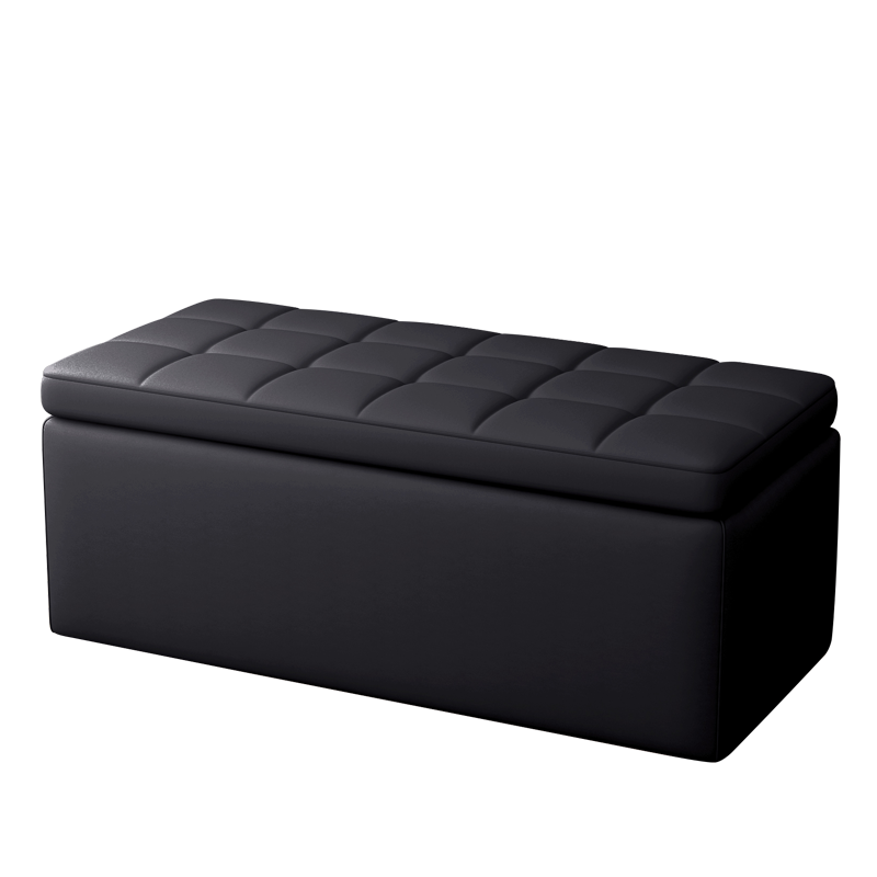Modular Storage Bench: Tufted Design Multi-Size Combination 600LBS Load Capacity for Living Room & Entryway