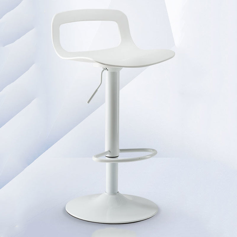 Bar Chair Bar Stool with Modern Hollow-Back Design Multifunctional Height Adjustable Swivel Stool for Home Bar Kitchen Island Pub Living Room Home Decor
