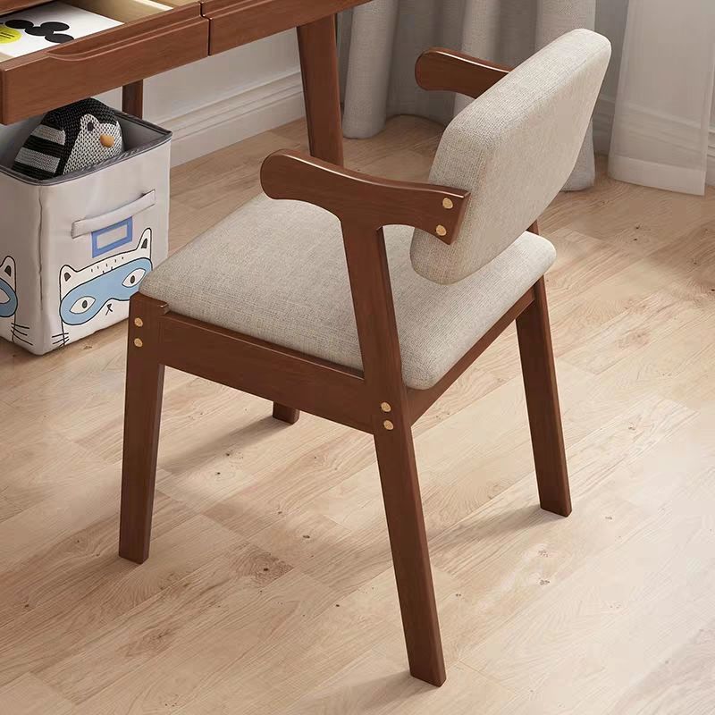 Casual Wooden Armchair Upholstered Cushion Versatile Frame Finishes & Daily Practicality
