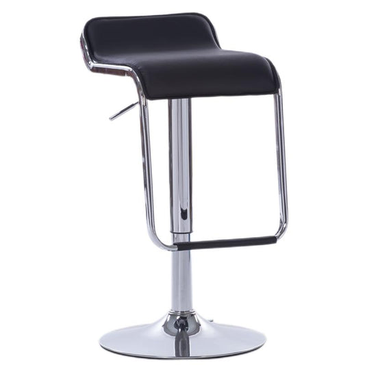 Bar Chair Bar Stool Adjustable Height Swivel Bar Stool with All-in-One PU Leather Seat and Backrest Chrome Metal Frame Multifunctional Modern Bar Stool for Home Bar Kitchen Island Pub Living Room Home Decor