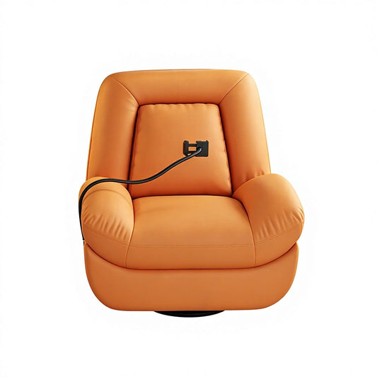 Single Seater Recliner Chair Adjustable Functional Sofa with Phone Holder Side Pocket Living Room Home Theater Comfortable Ergonomic Lounge Chair