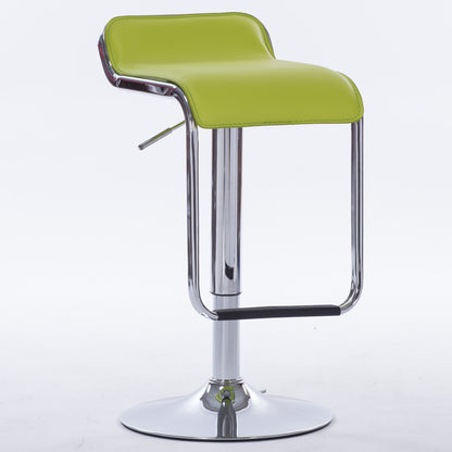Bar Chair Bar Stool Adjustable Height Swivel Bar Stool with All-in-One PU Leather Seat and Backrest Chrome Metal Frame Multifunctional Modern Bar Stool for Home Bar Kitchen Island Pub Living Room Home Decor
