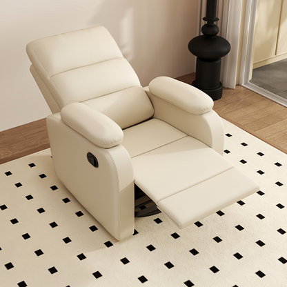 Single Seater Recliner Chair Adjustable Functional Sofa Ergonomic Home Theater Lounge Chair with Footrest for Living Room Bedroom Office Relaxation