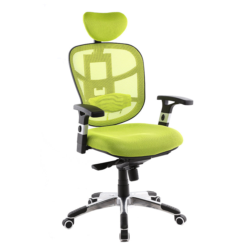 High-End Full Mesh Ergonomic Office Chair Adjustable Headrest & Lumbar Support Desk Chair with 4D Armrests & 150° Recline 360° Swivel & Height Adjustment Multi-Color Chair for Home Office & Gaming