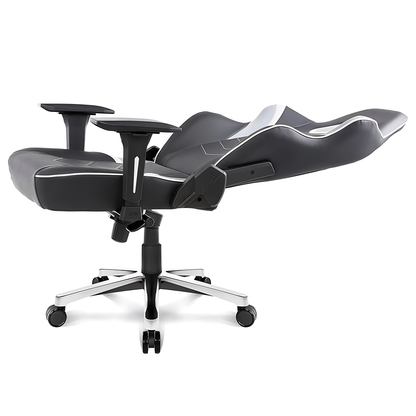 Ergonomic Gaming Chair High Back PU Leather Racing Style Computer Chair with Adjustable Headrest Lumbar Pillow 180° Reclining Swivel Office Chair
