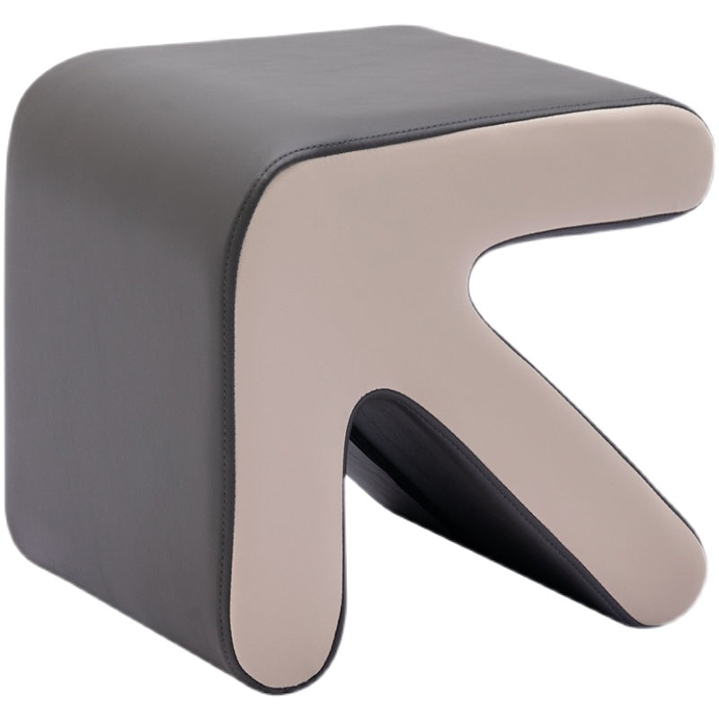 Modular Contour Shoe Bench Stackable Design Stylish Color-Block Multi-Scene Use for Entryway & Living Room