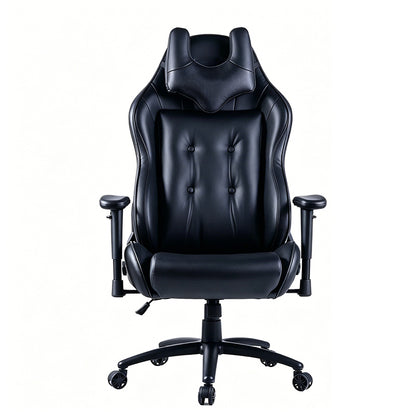 Ergonomic Gaming Chair High-Back PU Leather Office Chair with Lumbar Support, Headrest, Adjustable Armrests and Swivel Base for Gaming and Home Office