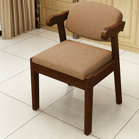 Casual Wooden Armchair Upholstered Cushion Versatile Frame Finishes & Daily Practicality