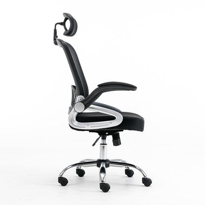 Ergonomic Mesh Office Chair High-Back Desk Chair with Adjustable Headrest & 360° Swivel Breathable Mesh Chair for Home Office & Gaming
