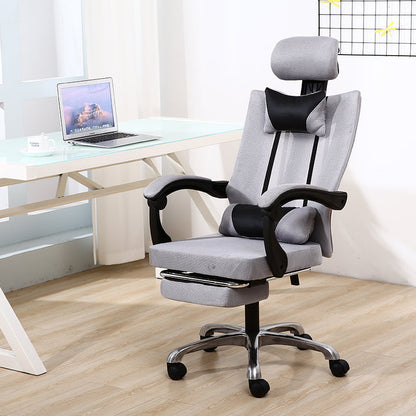 High-Back Reclining Mesh Office Chair Ergonomic Desk Chair with Adjustable Headrest & Lumbar Support, Retractable Footrest & 150° Recline 360° Swivel & Height Adjustment Multi-Color Chair for Home Office & Gaming