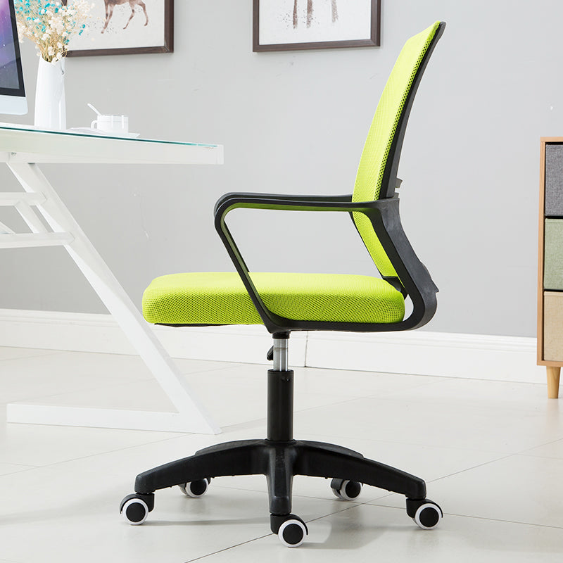 Mid-Back Mesh Office Chair Ergonomic Desk Chair with Breathable Mesh & Padded Seat 360° Swivel & Height Adjustment Multi-Color Chair for Home Office & Conference Rooms