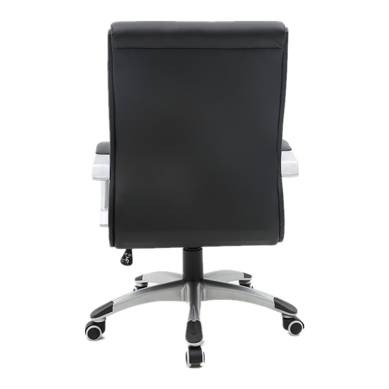 Executive Office Chair Mid-Back Ergonomic Desk Chair with Premium PU Leather 360° Swivel & Height Adjustment Modern Professional Office Chair for Home & Corporate Spaces