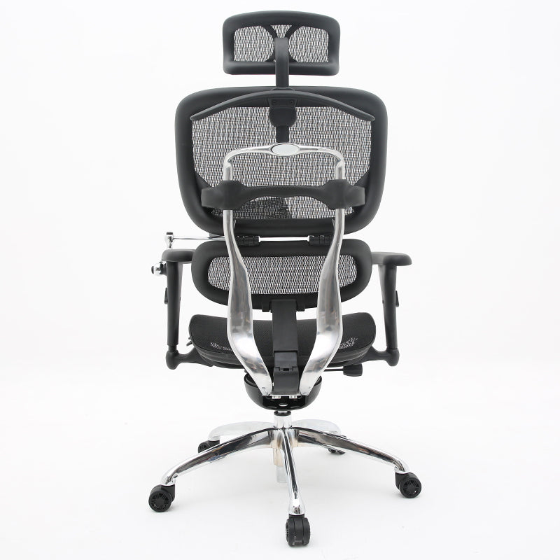 High-End Full Mesh Ergonomic Office Chair Adjustable Headrest & Lumbar Support Desk Chair with 4D Armrests & Laptop Stand 160° Recline & 360° Swivel Multi-Color Chair for Home Office & Gaming