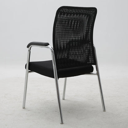 Breathable Mesh Conference Chair Ergonomic Back Support Sturdy Chrome Frame Comfort for Office Meetings & Daily Work