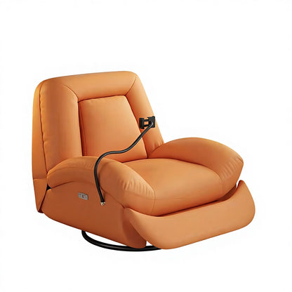 Single Seater Recliner Chair Adjustable Functional Sofa with Phone Holder Side Pocket Living Room Home Theater Comfortable Ergonomic Lounge Chair