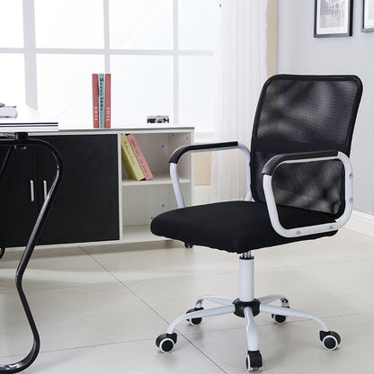 Mid-Back Mesh Office Chair Ergonomic Desk Chair with Breathable Mesh & Padded Seat 360° Swivel & Height Adjustment Multi-Color Chair for Home Office & Conference Rooms