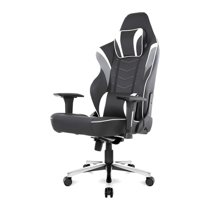 Ergonomic Gaming Chair High Back PU Leather Racing Style Computer Chair with Adjustable Headrest Lumbar Pillow 180° Reclining Swivel Office Chair