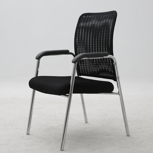 Breathable Mesh Conference Chair Ergonomic Back Support Sturdy Chrome Frame Comfort for Office Meetings & Daily Work