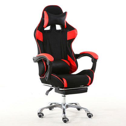 Ergonomic Gaming Chair Breathable Mesh Racing Chair with Extendable Footrest