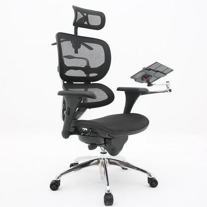 High-End Full Mesh Ergonomic Office Chair Adjustable Headrest & Lumbar Support Desk Chair with 4D Armrests & Laptop Stand 160° Recline & 360° Swivel Multi-Color Chair for Home Office & Gaming
