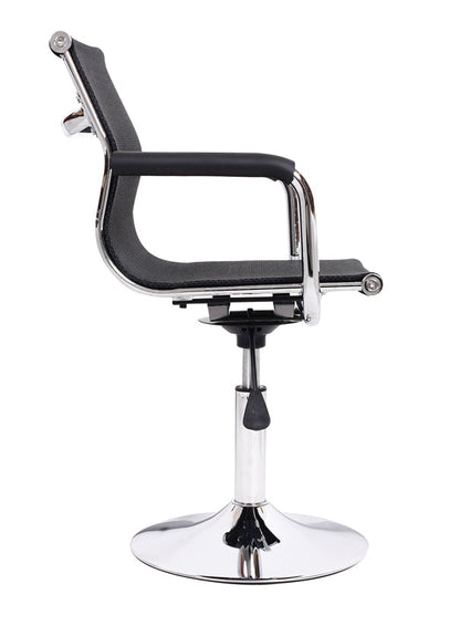 Mid-Back Mesh/PU Leather Office Chair Ergonomic Desk Chair with 2 Base Options 360° Swivel & Height Adjustment Multi-Color Stylish Chair for Home Office & Reception