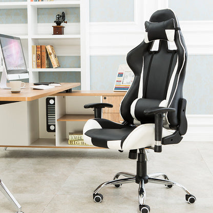 Ergonomic Gaming Chair Classic Racing-Style Reclining Chair with Multi-Color Options