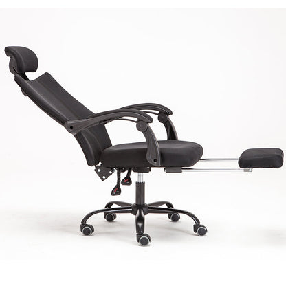 High-Back Reclining Mesh Office Chair Ergonomic Desk Chair with Adjustable Headrest & Lumbar Support, Retractable Footrest & 150° Recline 360° Swivel & Height Adjustment Multi-Color Chair for Home Office & Gaming