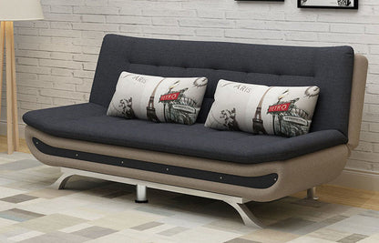 Retro American Tufted Leather Sofa Button-Tufted Back Solid Wood Bun Feet & Luxurious Plush Seating