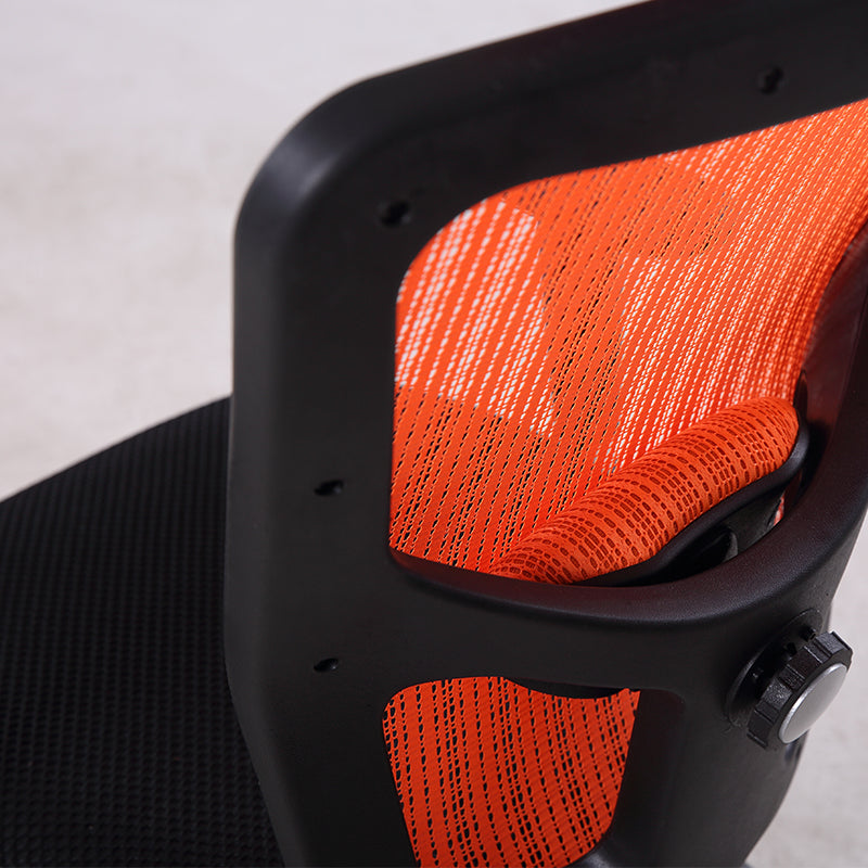 High-Back Ergonomic Mesh Office Chair Adjustable Headrest & Lumbar Support Desk Chair with 3D Armrests 135° Recline & 360° Swivel Orange & Black Gaming Chair for Home Office