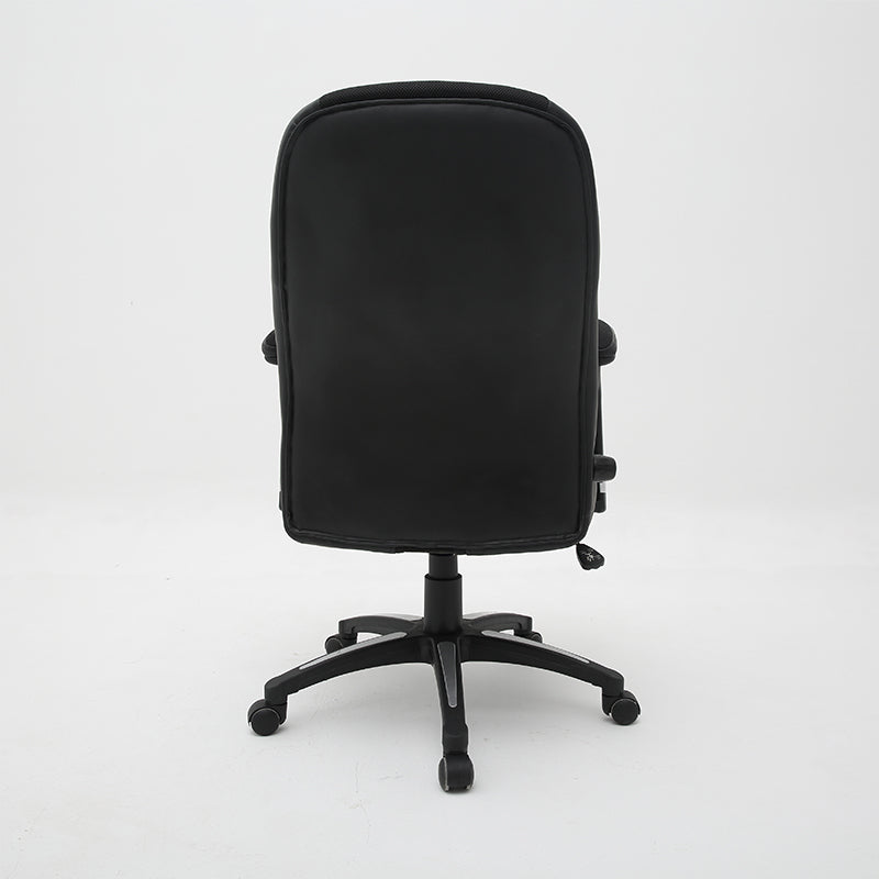 Gaming Office Chair High-Back Ergonomic Desk Chair with Breathable Mesh Premium PU Leather & Fabric Gaming Chair with 360° Swivel & Height Adjustment Black-Red Racing Style Chair for Home Office & Gaming