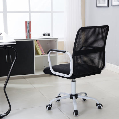 Mid-Back Mesh Office Chair Ergonomic Desk Chair with Breathable Mesh & Padded Seat 360° Swivel & Height Adjustment Multi-Color Chair for Home Office & Conference Rooms
