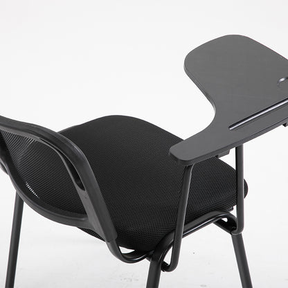 Office Chair Mesh Back with Writing Tablet Armrest Ergonomic Training Room Chair with Metal Frame for Classroom Conference Room and Office Meeting
