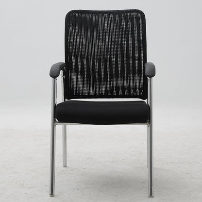 Breathable Mesh Conference Chair Ergonomic Back Support Sturdy Chrome Frame Comfort for Office Meetings & Daily Work