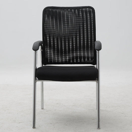 Breathable Mesh Conference Chair Ergonomic Back Support Sturdy Chrome Frame Comfort for Office Meetings & Daily Work