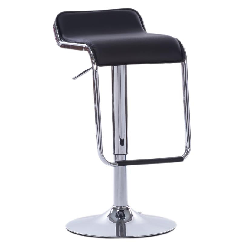 Bar Chair Bar Stool Adjustable Height Swivel Bar Stool with All-in-One PU Leather Seat and Backrest Chrome Metal Frame Multifunctional Modern Bar Stool for Home Bar Kitchen Island Pub Living Room Home Decor