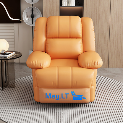 Single Seater Recliner Chair Adjustable Functional Sofa with Phone Holder Side Pocket Ergonomic Living Room Home Theater Lounge Chair