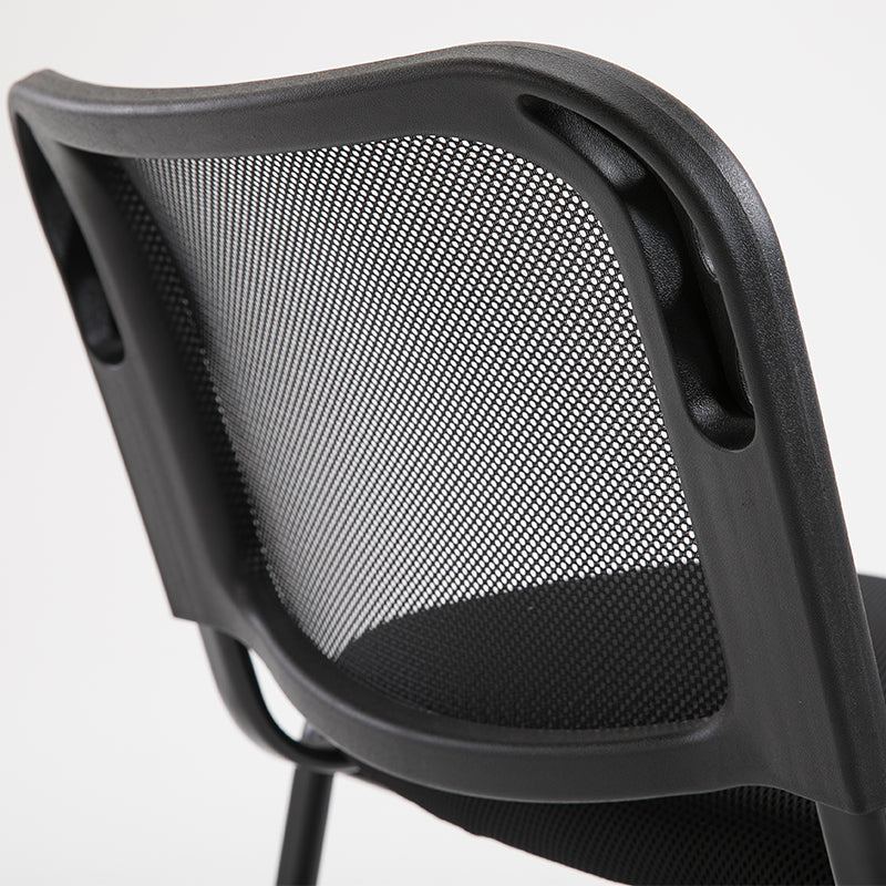 Office Chair Mesh Back with Writing Tablet Armrest Ergonomic Training Room Chair with Metal Frame for Classroom Conference Room and Office Meeting