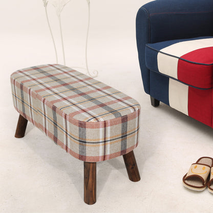 Multifunctional Shoe Changing Stool Leather Upholstered Bench High Elastic Foam Seat Metal Frame Modern Minimalist End Bench Decorative Furniture Suitable for Entryway Hall Living Room Bedroom Hotel Office Banquet Indoor Daily Use