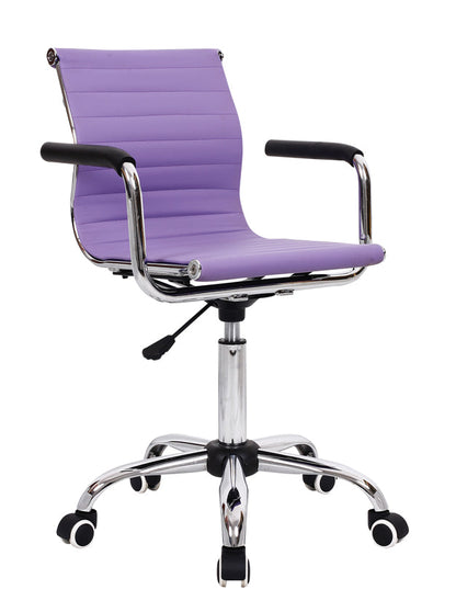 Mid-Back Mesh/PU Leather Office Chair Ergonomic Desk Chair with 2 Base Options 360° Swivel & Height Adjustment Multi-Color Stylish Chair for Home Office & Reception