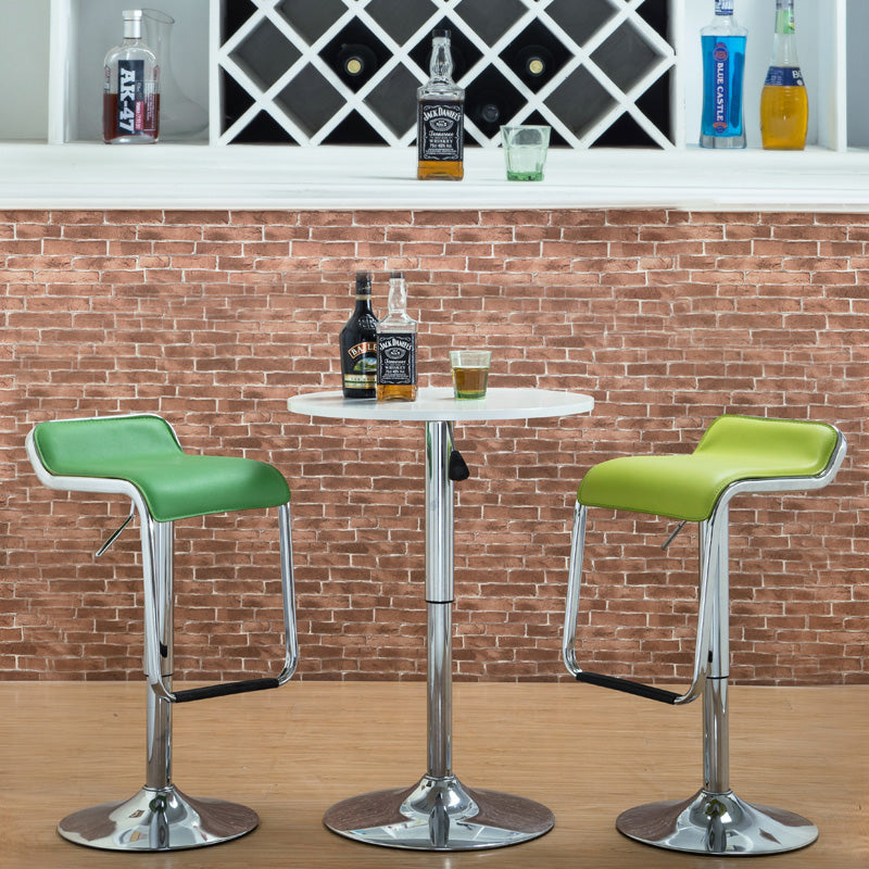 Bar Chair Bar Stool Adjustable Height Swivel Bar Stool with All-in-One PU Leather Seat and Backrest Chrome Metal Frame Multifunctional Modern Bar Stool for Home Bar Kitchen Island Pub Living Room Home Decor