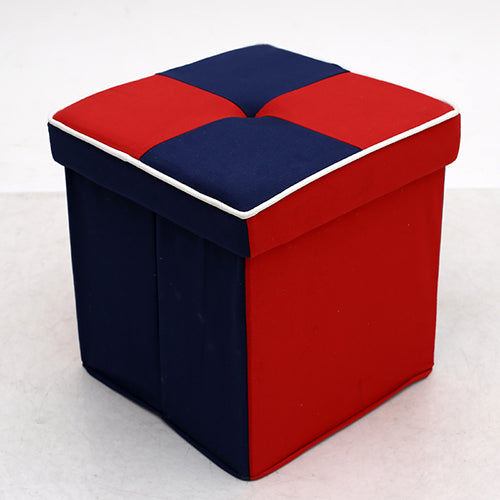 Folding Storage Ottoman Bench Footrest Shoe Changing Stool Velvet Upholstered Footstool with Lift Top Lid for Living Room Bedroom Entryway