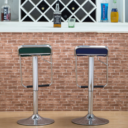 Bar Chair Bar Stool Adjustable Height Swivel Bar Stool with All-in-One PU Leather Seat and Backrest Chrome Metal Frame Multifunctional Modern Bar Stool for Home Bar Kitchen Island Pub Living Room Home Decor