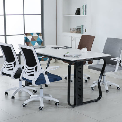 Mid-Back Mesh Office Chair Ergonomic Desk Chair with Breathable Mesh & Flip-Up Armrests 360° Swivel & Height Adjustment Multi-Color Chair for Home Office & Conference Rooms