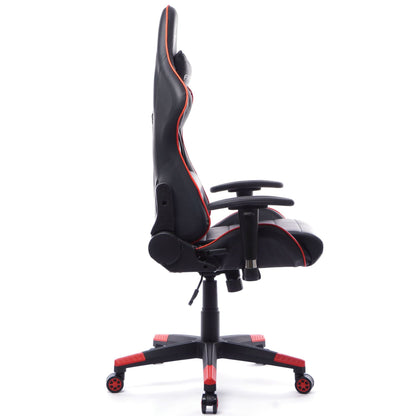 Ergonomic Gaming Chair "FREE LIFE" Series Racing-Style Reclining Chair with Contrast Piping