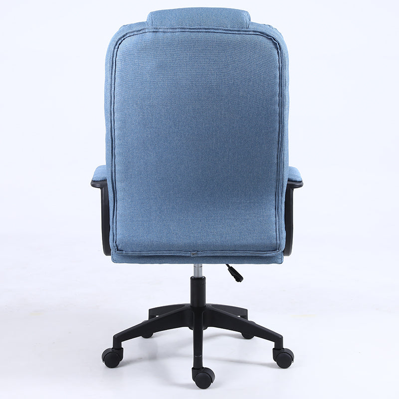 High-Back Fabric Office Chair Plush Ergonomic Desk Chair with 360° Swivel & Height Adjustment Multi-Color Breathable Chair for Home Office & Gaming
